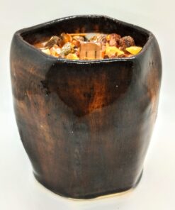 Świeca sojowa w ceramicznym słoiku